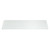 Rosseto GLS025W 31" x 7.9" x 0.4"H White Rectangular Handmade Glass Narrow Zenit Surface