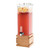 Rosseto LD112 2 Gal. Acrylic Square with Natural Bamboo Base Beverage Dispenser