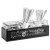 Rosseto GLS024 24 Oz. Clear Glass Square Jar (Set of 3)