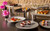Rosseto SM270 Silver Stainless Steel Polygon and White Melamine Forme Tray and Riser Set
