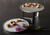 Rosseto SM270 Silver Stainless Steel Polygon and White Melamine Forme Tray and Riser Set