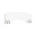 Rosseto AG006 48" W x 15.5" H Clear Acrylic Avant Guarde Sneeze Guard or Health Safety Shield with Pass-Through Window
