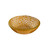 Rosseto GLS054M 4.1" W x 1.2" H Mustard Handmade Glass Round Foglia Mini Bowl (12 per Set)