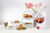 Rosseto GST08GFP 15.4" x 12.8" x 21.7" H Round Stainless Steel 2-Tier Display Stand