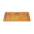 Rosseto BP003 21.57" W x 23.58" D x 1.57" H Natural Bamboo Rectangular Multi-Chef Carving Board