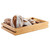 Rosseto BD135 Natural Finish Bamboo Double Medium Rectangular Natura Tray