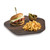 Rosseto MEL028 12.2" x 12.2" Walnut Polygon Melamine Forme Tray (3 Each per Case)