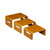 Rosseto SB101 3 Piece Natural Wood Rectangular Riser Set