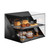 Rosseto BD144 18" W x 12" D x 13" H Black Steel Base Countertop Mosaic Bakery Display Case
