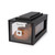 Rosseto BD111 8" L x 14.75" x 7.5" H Black Small Building Block Bakery Drawer
