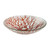 Rosseto GLS046C 14.2" W x 3.1" H Cognac Handmade Glass Round Radici Bowl