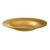 Rosseto GLS039G 15.4" W x 2.2" H Gold Handmade Glass Round Spiro Bowl