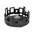 Rosseto SM106 Stainless Steel Black Round Warmer or Chafer Base