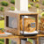 Rosseto BD106 8" x 14.75" x 7.5" H 1 Clear Acrylic Drawers and Bamboo with Natural Finish Small Building Block Drawer