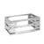 Rosseto SM343 21.6" W Silver Stainless Steel Rectangular Multi Chef Base