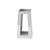 Rosseto SM151 5" W Silver Stainless Steel Trapezoid with Protective Coating Pyramid Riser