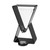 Rosseto LD185 3 Gal. Black Acrylic Prism Lucid Beverage Dispenser