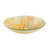 Rosseto GLS047M 10.8" W x 2.6" H Mustard Handmade Glass Round Radici Bowl (2 per Set)