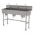 Advance Tabco FS-FM-60KV 60" W x 19.5" D x 42.5" H 14 Gauge Stainless Steel Multiwash Hand Sink