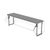 Advance Tabco NSG-15-2WELL 35.56" W Stainless Steel Stationary Sleek Shield Food Shield