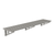 Advance Tabco DT21-8 96" W x 21" D Stainless Steel 18 Gauge Satin Slotted Wall Shelf