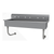 Advance Tabco FC-WM-60 60" W x 19.5" D x 29.5" H 16 Gauge 304 Stainless Steel Wall Mounted Multiwash Hand Sink
