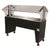 Advance Tabco B4-STU-B 4-Pan 20 Gauge Stainless Steel Black Vinyl Portable Solid Top Buffet Table