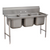 Advance Tabco 9-43-72 86" W 18 Gauge Stainless Steel Base Regaline Sink