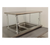 Advance Tabco NSGC-12-120 120" W Stainless Steel Stationary Sleek Shield Food Shield