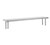Advance Tabco OTS-15-132 132" W x 15" D 18 Gauge 430 Stainless Steel Single Overshelf