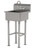 Advance Tabco FC-FM-3119-F 31" W x 23" D 16 Gauge Freestanding Service Sink