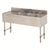 Advance Tabco SLB-43R 48" W x 18" D Stainless Steel 3 Bowls Special Value Sink Unit