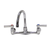 Advance Tabco K-161 8" Centers Chrome Plated Wedge Handle Heavy Duty Faucet