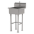 Advance Tabco FS-FM-2721EF 24" W x 18" D x 14 Gauge Stainless Steel Freestanding Service Sink