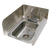 Advance Tabco K-614D 19.5" W Removable 3-Sided Splash for Counter-Mount Drop-In Sink