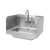 Advance Tabco 7-PS-17C 7.75" H Both Sides Welded Side Splash for Hand Sinks