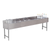 Advance Tabco SLC-73C-R 84" W x 18" D x 33" H Stainless Steel 3 Sinks Underbar Basics Combination Unit