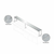 Advance Tabco CU-24-120 120" W x 24" D 18 Gauge Stainless Steel Single Overshelf