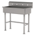 Advance Tabco FS-FM-40 40" W x 19.5" D x 42.5" H 14 Gauge 304 Stainless Steel Multiwash Hand Sink