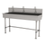 Advance Tabco 19-FM-60EFADA 60" W x 19.5" D 16 Gauge Freestanding Multiwash Hand Sink