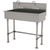 Advance Tabco 19-FM-40-F 40" W x 19.5" D 16 Gauge Freestanding Multiwash Hand Sink