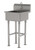 Advance Tabco FS-FM-3119EF 28" W x 19.5" D x 14 Gauge Stainless Steel Freestanding Service Sink