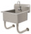 Advance Tabco FS-WM-3119EF 28" W x 19.5" D x 12" Deep Bowl 14 Gauge Stainless Steel Wall Mounted Service Sink