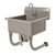 Advance Tabco FC-WM-2219KV 20" W x 19.5" D x 8" Deep 16 Gauge Stainless Steel Wall Mounted Service Sink