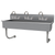 Advance Tabco FS-WM-60-F 60" W x 19.5" D x 29.5" H 14 Gauge 304 Stainless Steel Wall Mounted Multiwash Hand Sink