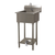 Advance Tabco FS-FM-2219FV 20" W x 19.5" D x 10" Deep Bowl 14 Gauge Stainless Steel Freestanding Service Sink