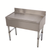 Advance Tabco CRD-4 48" W x 21" D Open Base 4" Splash Underbar Drainboard