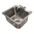Advance Tabco DI-1-2012 23" W x 21" D x 12" H 18 Gauge 304 Stainless Steel 1-Compartment Drop-In Sink