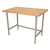 Advance Tabco TH2S-364 48" W x 36" D Wood Top with Stainless Steel Base Maple Top Work Table
