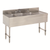 Advance Tabco SLB-43L 48" W x 18" D Stainless Steel 3 Bowls Special Value Sink Unit